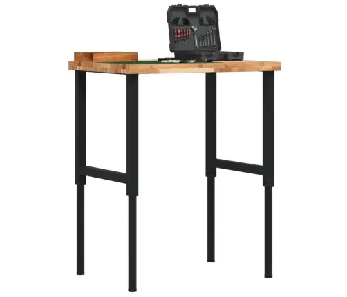 Darbagalds, 80X60X(73-99,5) Cm, Akācijas Masīvkoks, Taisnstūra Vidaxl