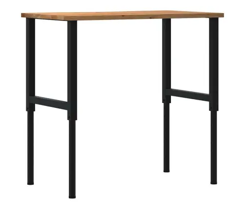 Darbastalis, Šviesiai Rudas, 100X60X(71,5-98)cm Ąžuolo Masyvas