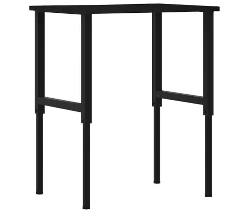 Töölaud, Tumepruun, 80X60X(71,5-98) cm Tammepuit