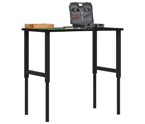 Töölaud, Tumepruun, 100X60X(71,5-98) cm Tammepuit