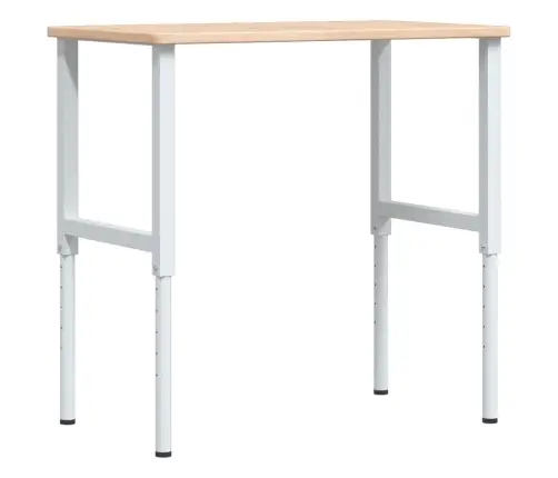 Darbagalds, 100X60X(71,5-98) Cm, Ozola Masīvkoks, Taisnstūra Vidaxl