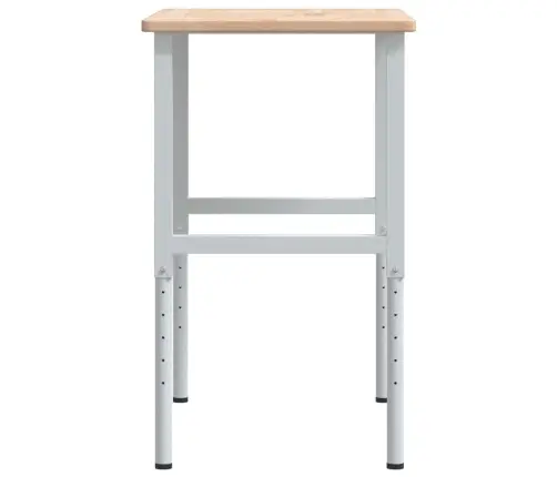 Darbagalds, 100X60X(71,5-98) Cm, Ozola Masīvkoks, Taisnstūra Vidaxl