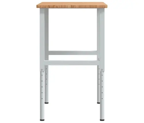 Darbagalds, 100X60X(71,5-98)Cm, Ozola Masīvkoks, Taisnstūra Vidaxl