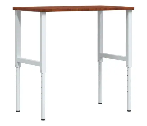 Darbagalds, 100X60X(71,5-98)Cm, Ozola Masīvkoks, Taisnstūra Vidaxl