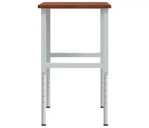 Darbagalds, 100X60X(71,5-98)Cm, Ozola Masīvkoks, Taisnstūra Vidaxl