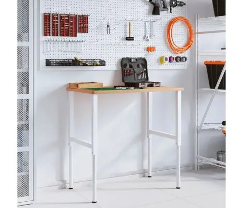 Darbastalis, 100X60X(71,5-98)cm Bukmedis, Stačiakampis