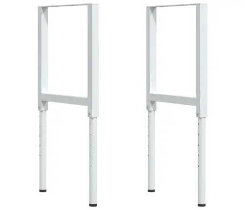 Darbagalds, 100X60X(73-99,5) Cm, Ozola Masīvkoks, Taisnstūra Vidaxl