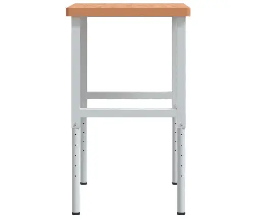 Darbagalds, 100X60X(73-99,5) Cm, Ozola Masīvkoks, Taisnstūra Vidaxl