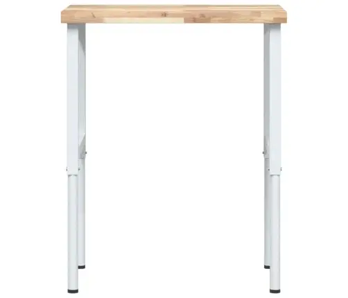 Töölaud, 80 X 60 X (73-99,5) cm Akaatsiapuit, Ristkülik