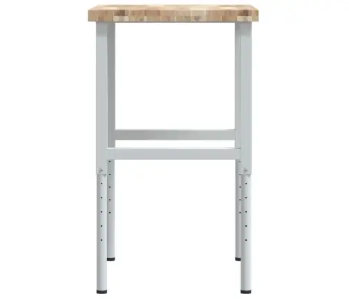 Töölaud, 80 X 60 X (73-99,5) cm Akaatsiapuit, Ristkülik