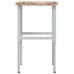 Töölaud, 80 X 60 X (73-99,5) cm Akaatsiapuit, Ristkülik