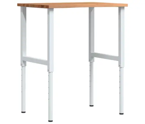 Darbagalds, Brūns, 80X60X(71,5-98) Cm, Ozola Masīvkoks Vidaxl