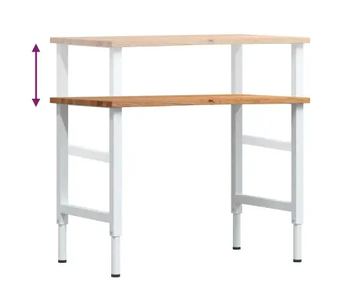 Darbagalds, Brūns, 100X60X(71,5-98) Cm, Ozola Masīvkoks Vidaxl Darbagalds, Brūns, 100X60X(71,5-98) Cm, Ozola Masīvkoks Vidaxl