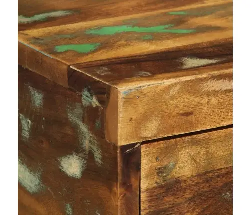 Pie Sienas Stiprināms Naktsskapītis Reģenerēts Masīvkoks Vidaxl