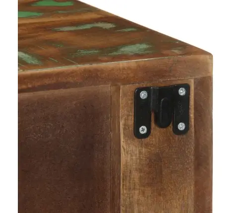 Pie Sienas Stiprināms Naktsskapītis Reģenerēts Masīvkoks Vidaxl