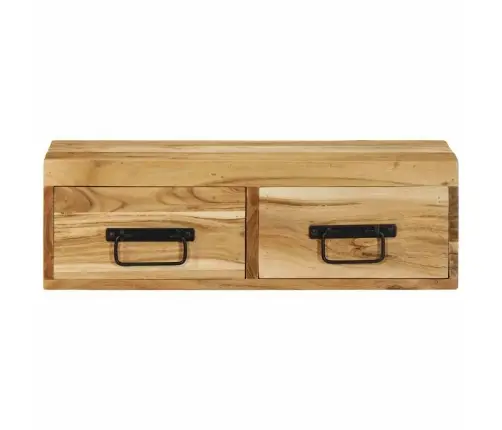 Sienas Televizora Skapis 60X30X19 Cm Akācijas Masīvkoka Vidaxl