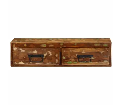 Seinale Kinnitatav Telerikapp, 80X30X19 cm Taastatud Puit