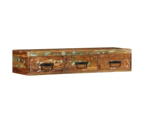 Sieninė Televizoriaus Spintelė, 100X30X19cm Perdirbta Mediena