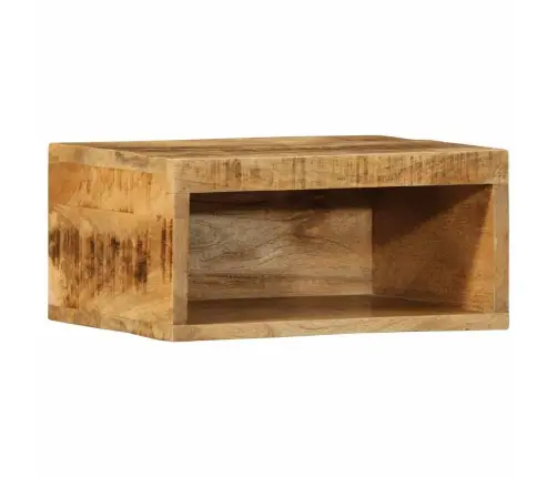 Seinale Paigaldatav Telerikapp 40X30X19 Cm Täispuidust Mango