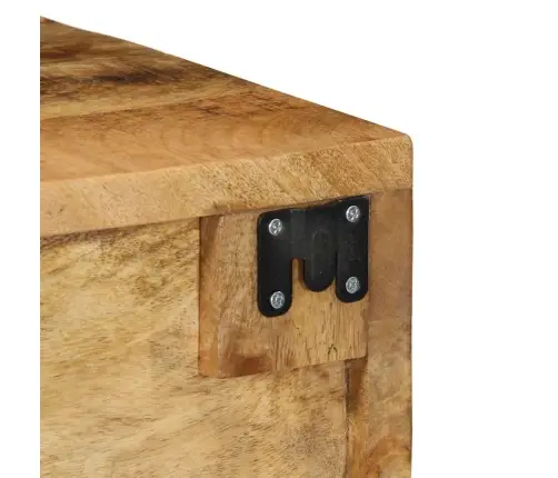 Seinale Paigaldatav Telerikapp 40X30X19 Cm Täispuidust Mango