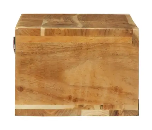 Sienas Televizora Skapis 80X30X19 Cm Akācijas Masīvkoka Vidaxl