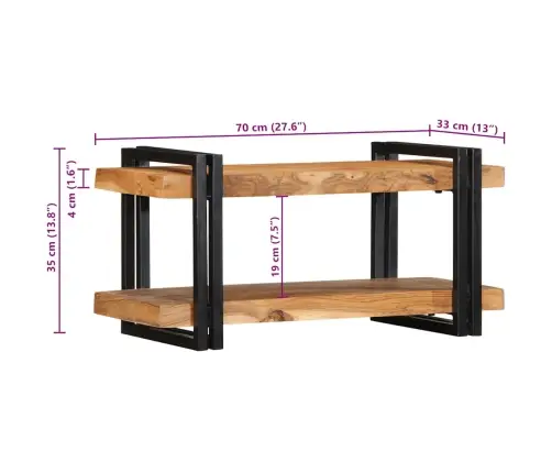 Seinariiul, 70X33X35 cm Akaatsiapuit