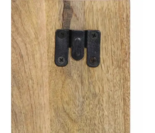 Naktsskapītis, 50X27X50 Cm, Neapstrādāts Mango Koks Vidaxl