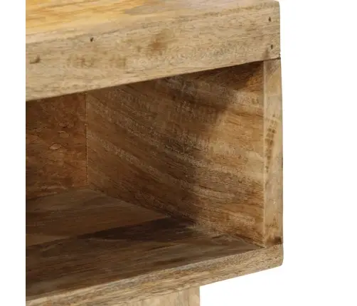 Naktsskapītis, 50X27X50 Cm, Neapstrādāts Mango Koks Vidaxl