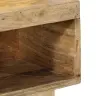 Naktsskapītis, 50X27X50 Cm, Neapstrādāts Mango Koks Vidaxl Naktsskapītis, 50X27X50 Cm, Neapstrādāts Mango Koks Vidaxl