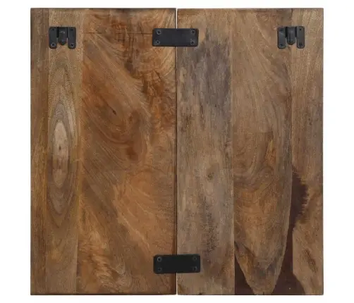 Nakts Skapis Daudzkrāsains 50X27X50 Cm Reģenerēts Masīvkoks Vidaxl