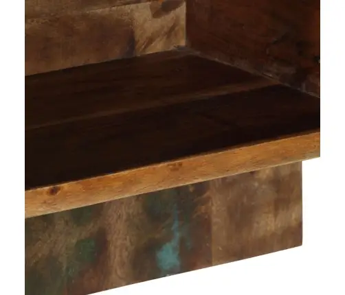 Nakts Skapis Daudzkrāsains 50X27X50 Cm Reģenerēts Masīvkoks Vidaxl