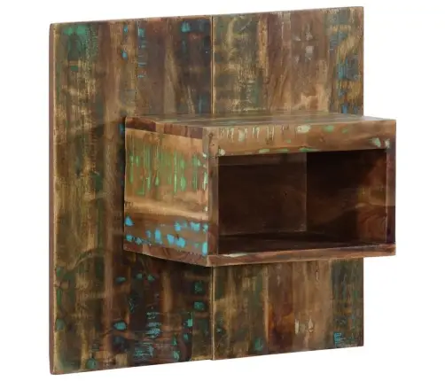 Nakts Skapis Daudzkrāsains 50X27X50 Cm Reģenerēts Masīvkoks Vidaxl