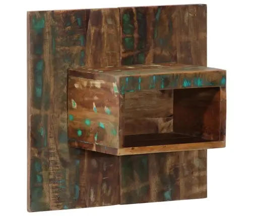 Nakts Skapis Daudzkrāsains 50X27X50 Cm Reģenerēts Masīvkoks Vidaxl