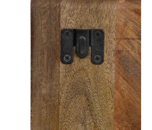 Nakts Skapis Daudzkrāsains 50X27X50 Cm Reģenerēts Masīvkoks Vidaxl