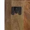 Nakts Skapis Daudzkrāsains 50X27X50 Cm Reģenerēts Masīvkoks Vidaxl