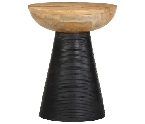 Sānu Galdiņš Melns Ø37X45 Cm Masīvkoka Mango Vidaxl Sānu Galdiņš Melns Ø37X45 Cm Masīvkoka Mango Vidaxl