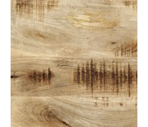 Galvgalis 100 Cm Masīvkoka Mango Un Dzelzs Vidaxl