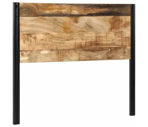 Galvgalis, 100 Cm, Mango Masīvkoks Un Dzelzs Vidaxl