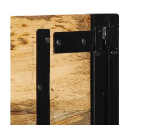 Galvgalis, 100 Cm, Mango Masīvkoks Un Dzelzs Vidaxl