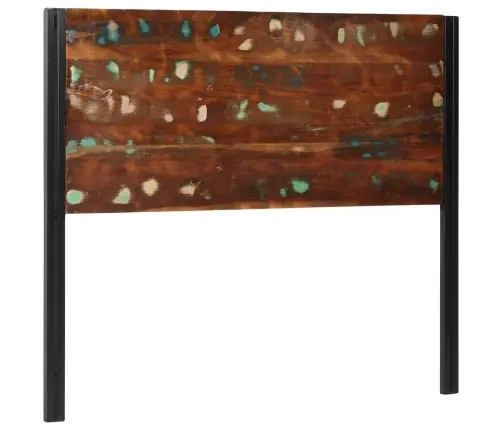 Voodipeats 120 Cm Taaskasutatud Täispuidust Ja Rauast