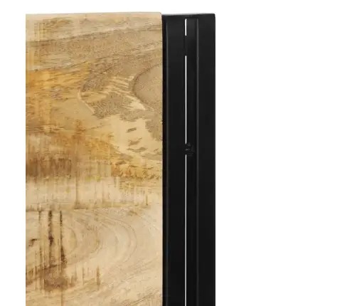 Galvūgalis, 160cm Mango Medienos Masyvas Ir Geležis