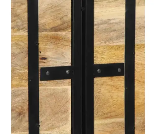 Galvūgalis, 160cm Mango Medienos Masyvas Ir Geležis