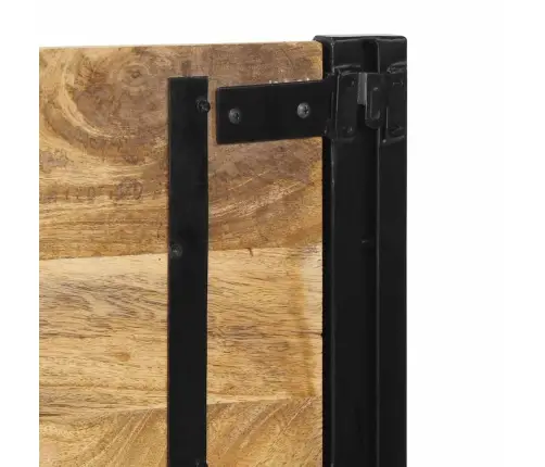 Galvūgalis, 160cm Mango Medienos Masyvas Ir Geležis