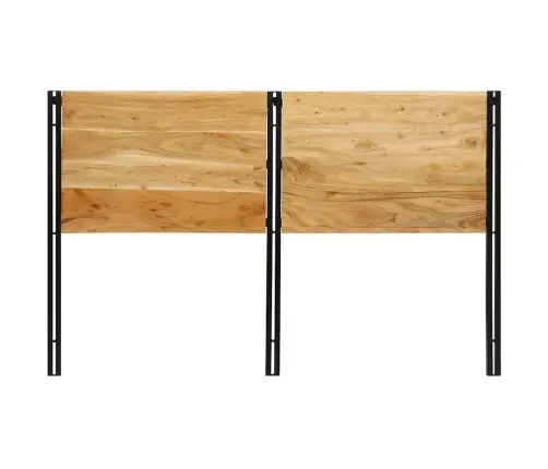 Galvgalis, 160 Cm, Akācijas Masīvkoks Un Dzelzs Vidaxl