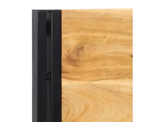 Galvgalis, 160 Cm, Akācijas Masīvkoks Un Dzelzs Vidaxl