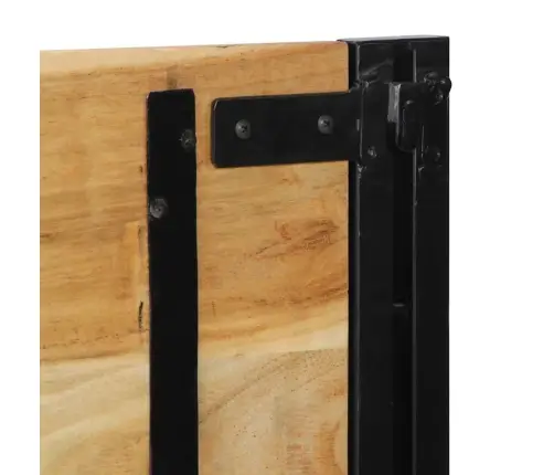 Galvgalis, 160 Cm, Akācijas Masīvkoks Un Dzelzs Vidaxl