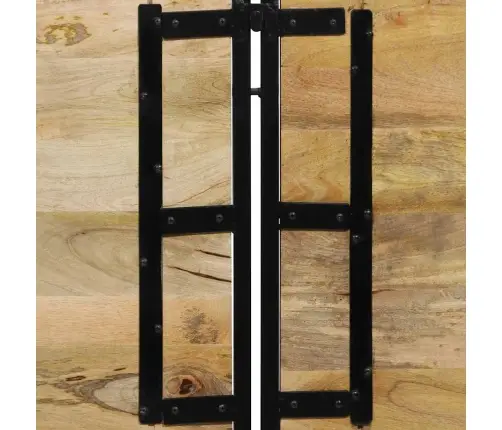 Galvgalis, 160 Cm, Mango Masīvkoks Un Dzelzs Vidaxl Galvgalis, 160 Cm, Mango Masīvkoks Un Dzelzs Vidaxl