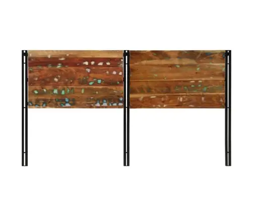 Galvgalis, 180 Cm, Pārstrādāts Masīvkoks Un Dzelzs Vidaxl