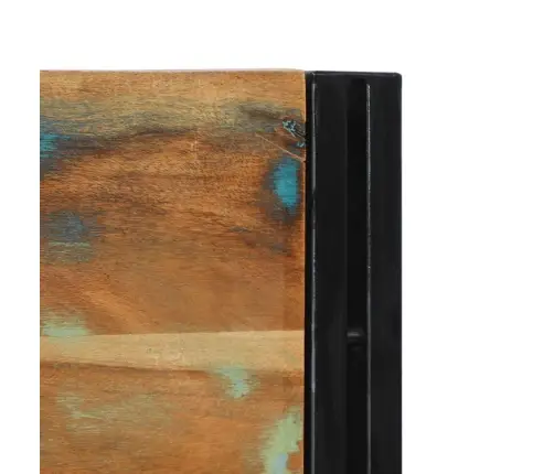 Galvgalis, 180 Cm, Pārstrādāts Masīvkoks Un Dzelzs Vidaxl