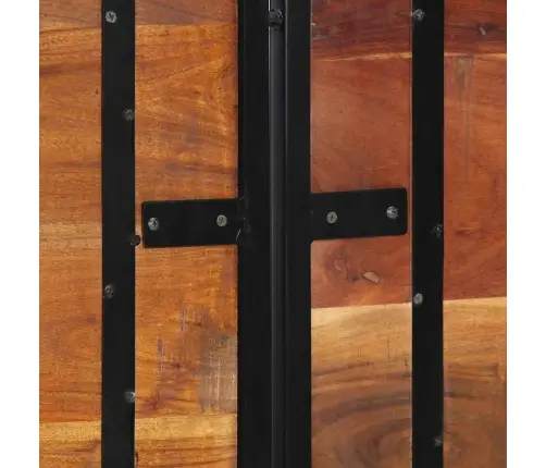 Galvgalis, 180 Cm, Pārstrādāts Masīvkoks Un Dzelzs Vidaxl